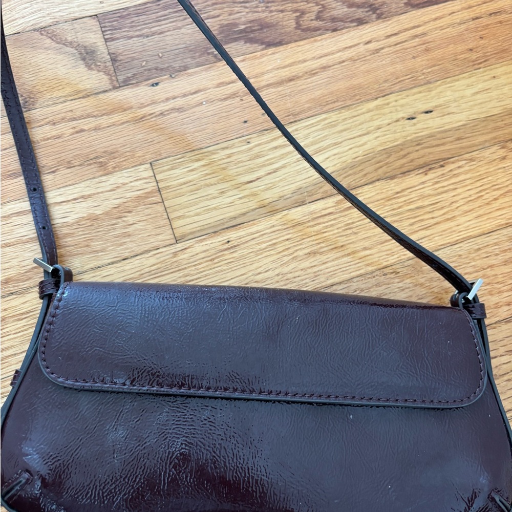 Zara Deep Burgundy Shoulder Bag - Picture 10 of 14